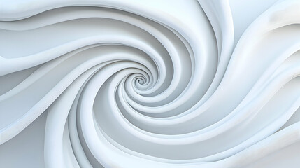 Wall Mural - abstract white spiral gradient background
