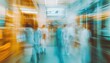 © Andrii - Blurry Abstraction In A Contemporary Operating Room With Medical Precision - A Modern Interpretation Of Surgical Environment With A Fuzzy Twist.