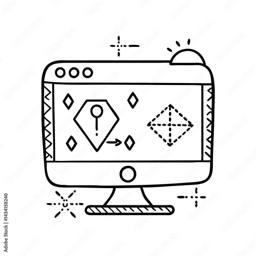Legacy Code Icon Legacy Code Line Art Simple Line Art Of Legacy Code