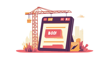 vector Website Development Illustration flat design