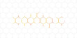 © ROPA - Seamless Honeycomb Hexagon Pattern with Geometric Design and Yellow Accents