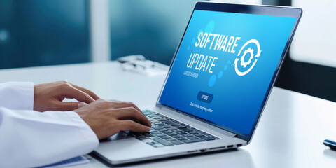 software update on computer for brisk version of device software upgrade