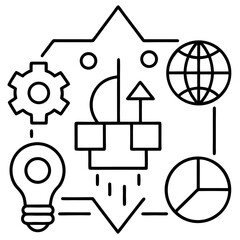 Wall Mural - this vector set features various home and house icons, perfect as web symbols or design elements for