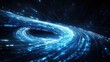 © fanjianhua - Abstract Spiral Nebula Light Trails