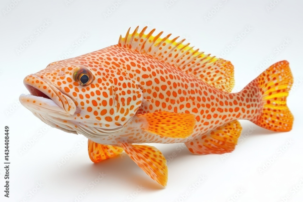 Foto de Stock Orange spotted Grouper Epinephelus coioides also called ...