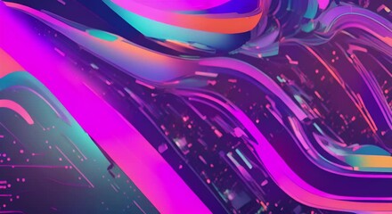 Wall Mural - glitch retro nostalgic abstract grunge background 80s and 90s style 4k