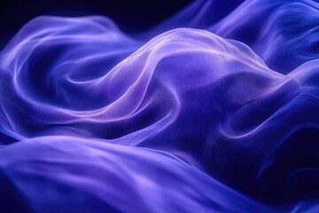 Leinwandbilder - Abstract image of flowing purple fabric with soft waves and subtle texture.