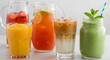 © DanadyaksaDen - Assortment of Colorful Refreshing Summer Drinks