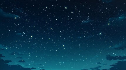 Wall Mural - modern outer space image featuring a stunning starry night sky background