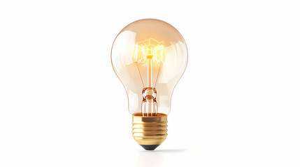Wall Mural - light bulb with sprout inside isolated on white background. light sprout. illustration