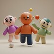© Yuto - Playful 3D Characters: A Joyful Render AI Generated