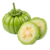 fresh garcinia atroviridis fruit png tropical fruit png Asam gelugur png sour fruit png transparent background image