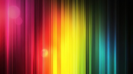 Aufkleber - Vibrant vertical rainbow gradient