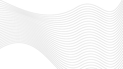 Wall Mural - abstract wave line element vector golden luxury white background	