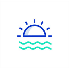 Wall Mural - travel flat icon vector pictogram eps 10
