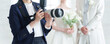 © polkadot - 結婚式で撮影するブライダルカメラマン