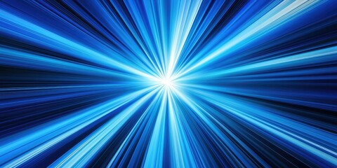 Wall Mural - electric blue and white shimmering cosmic rays