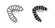 © Vince - Grub icons. Vector isolated elements concept