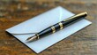© irawan710 - Elegant pen on white envelope