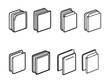 © Maharab - Folder Inserts line art icon modern archive folder sketch