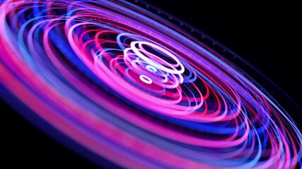 Wall Mural - motion design background: swirling neon patterns - a modern motion design background perfect for cre