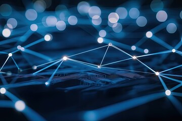 abstract network of connections