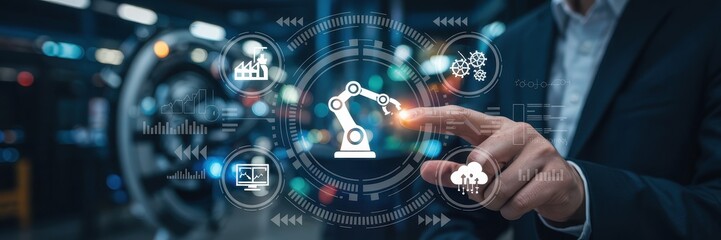 Interactive industrial control system display