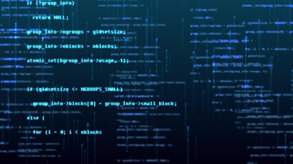 Wall Mural - data code program cybersecurity information