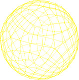Dot sphere collection particle globe
