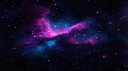 Wall Mural - Cosmic nebulae swirling in deep space