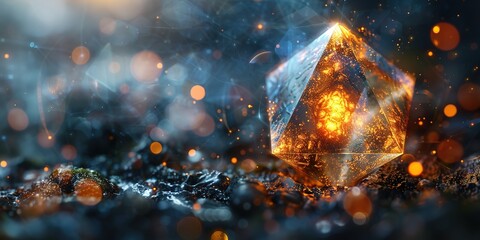 Wall Mural - fire and water