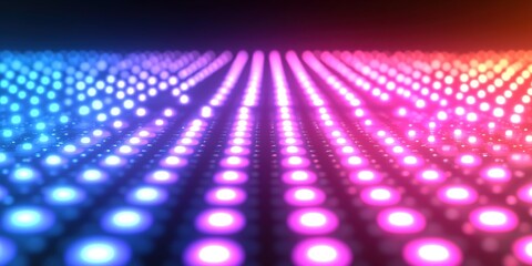 Wall Mural - disco lights loop