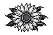 © Shoyeb - Sunflower Victorian vector illustration