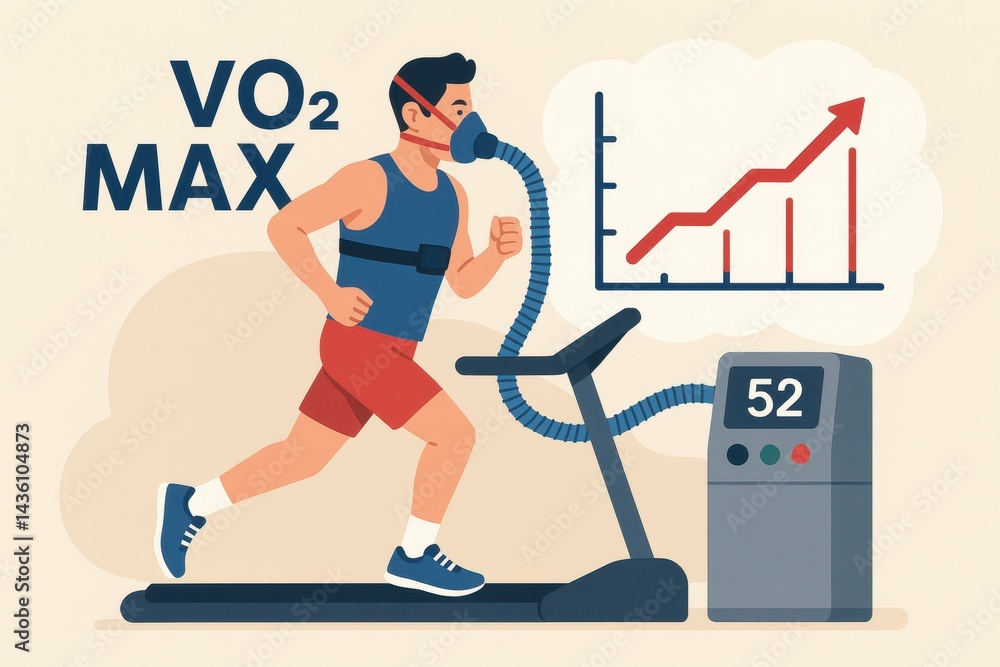 Vo2mx Understanding VO2 Max: A Simple Infographic for Fitness Insights Stock ...