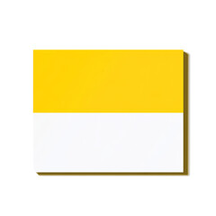 Aufkleber - Geometric composition of intersecting colored planes casting a subtle shadow, creating a minimalist contrast on an isolated transparent setting