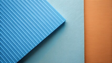 Wall Mural - abstract textured background featuring a triangular composition of subtle pastel hues and linear pat