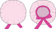 © Firoz - Hair bonnet design technical flat sketch