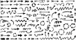 © Supernova - Hand drawn arrow set featuring curved, straight, dotted, and swirled arrows design, arrow