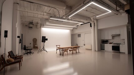 Poster - A modern studio room for shooting photos and videos