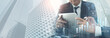 © tippapatt - Digital marketing sale analysis, Business success, Finance analyst analyzing sale data, business growth graph chart and financial report, business target, planning, strategy and solution