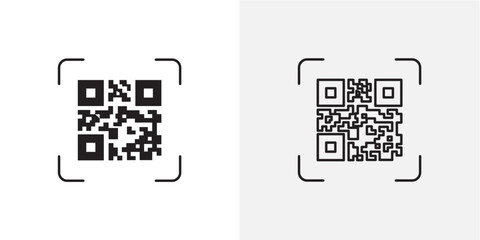 qrcode vectors icons pack for apps and ui ux desigs