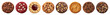 © Rawpixel.com - PNG Assorted gourmet cookies delicious, element set on transparent background