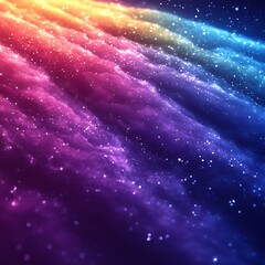 Wall Mural - vibrant, swirling nebula with glittering dust