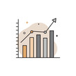 © garenx - Business growth chart upward trend success visual data analytics presentation