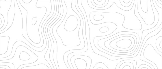 Fototapete - Abstract undulate gray wave swirl. frequency soundwave. Contour maps vector illustration Topo contour map. Wave Topography and geography map grid  & topographic map background concept