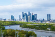 © Андрей Иванов - moscow city skyline with river