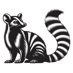 clean and modern numbat silhouette vector designed for web design and scalable logos – numbat silhou