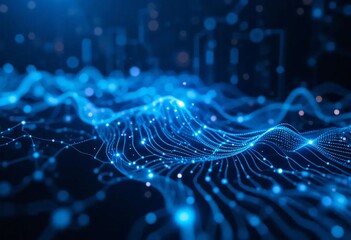 technology digital business background