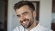 © Shams - Portrait Of A Young Man With Brown Hair Smiling Happily
