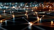 © Anat art - Network of Bots Illuminates Digital Terrain With Vibrant Connections and Technology